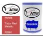 Preview: Honda, Tudor Red Metallic, R38M: 500ml Lackdose, von ATW Autoteile West.